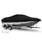 Eevelle Boat Cover DECK BOAT Walk Thru Windshield, Outboard Fits 20ft 6in L up to 102in W Black SCDKWT20102B-BLK - alternate 1